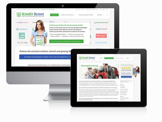 HTML5 Webdesign Kredit Scout