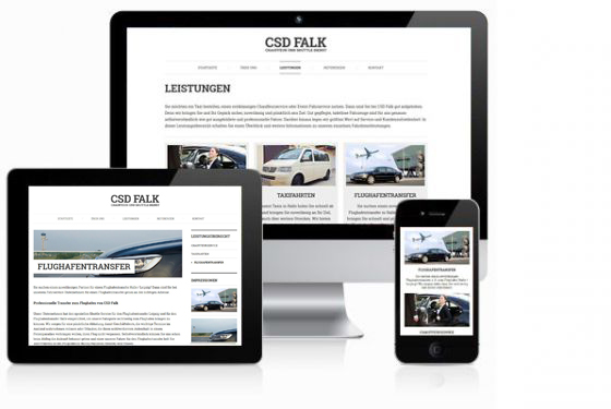 Webdesign CSD Falk Fahrservice
